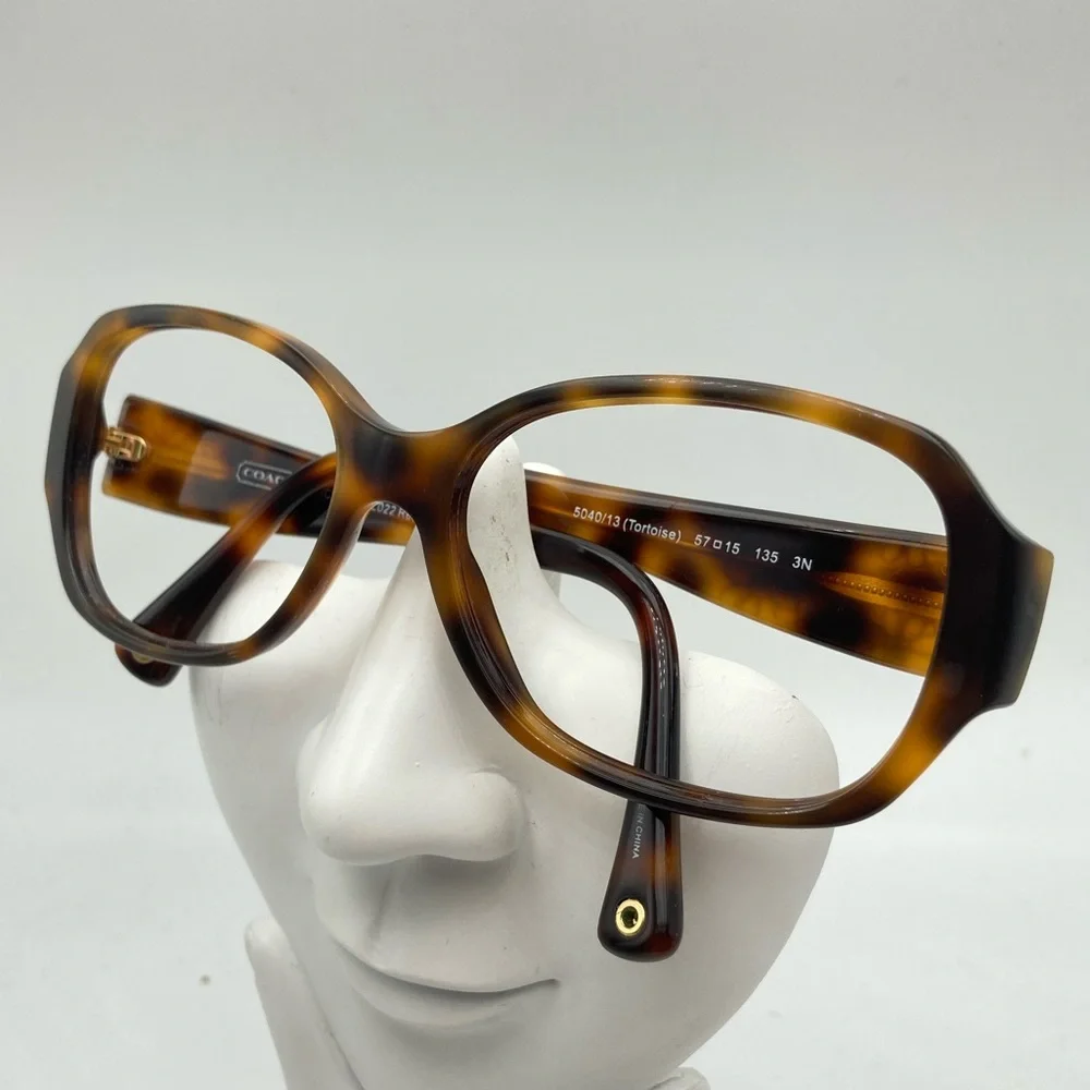 Coach Tortoise Oval Sunglasses Frames HC8011B - Picture 3 of 7